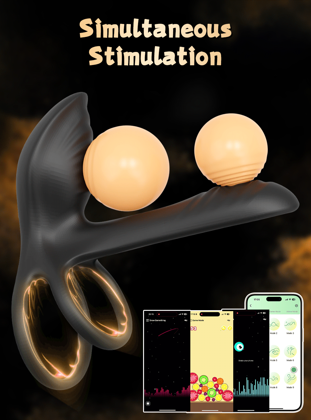 💥4 COLORS Ring-FLORAX 15° Curve Boost & Bloom Cock Ring-4 in 1 Couple Toy Penis Ring